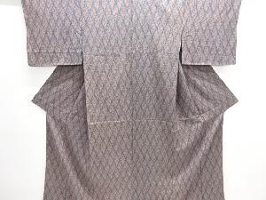 立涌に花模様小紋着物